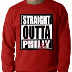 Bewild Straight Outta Philly Adult Crewneck