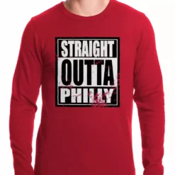 Bewild Hip-Hop Inspired Clothing Straight Outta Philly Thermal Shirt