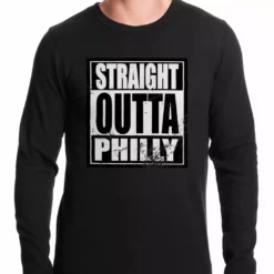 Bewild Hip-Hop Inspired Clothing Straight Outta Philly Thermal Shirt