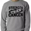 Bewild Positive Reinforcement Stronger Than Cancer Adult Crewneck