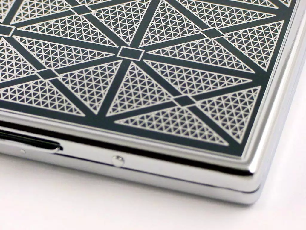 Bewild Structure Designer Cigarette Case (For Regular Size & 100's) 5 Bewild Structure Designer Cigarette Case (For Regular Size & 100's)