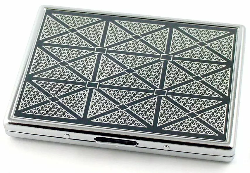 Bewild Structure Designer Cigarette Case (For Regular Size & 100's) 3 Bewild Structure Designer Cigarette Case (For Regular Size & 100's)