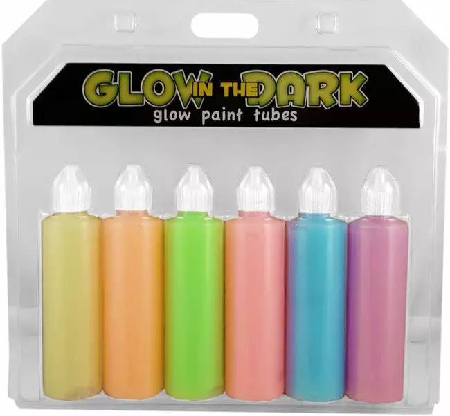 Bewild Glow & Black Light Paint Next Generation SUPER Glow In The Dark (And Blacklight) Paint - 6 Pack 12 Bewild Glow & Black Light Paint Next Generation SUPER Glow In The Dark (And Blacklight) Paint - 6 Pack