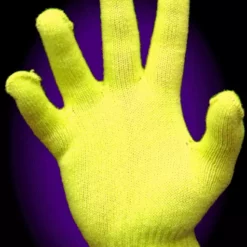 Bewild Neon & Black Light Accessories Super Glow Reactive Rave Gloves (Glows Under Black Light)
