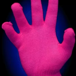 Bewild Neon & Black Light Accessories Super Glow Reactive Rave Gloves (Glows Under Black Light)