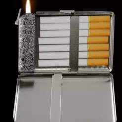 Bewild Supreme 2 In 1 Cigarette Case With Built In Lighter (For Regulars Size Cigarettes) Cigarette Cases 10 Bewild Supreme 2 In 1 Cigarette Case With Built In Lighter (For Regulars Size Cigarettes) Cigarette Cases