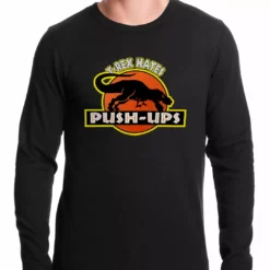 Bewild T-Rex Hates Pushups Funny Thermal Shirt Cool Funny & Offensive