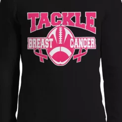 Bewild Tackle Breast Cancer Thermal Long Sleeve Shirt Say It Loud