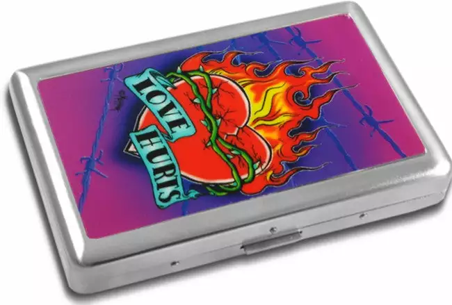 Bewild Cigarette Cases Tattoo Art Cigarette Case (For Regular Size & 100's) 5 Bewild Cigarette Cases Tattoo Art Cigarette Case (For Regular Size & 100's)