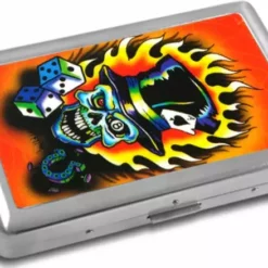 Bewild Cigarette Cases Tattoo Art Cigarette Case (For Regular Size & 100's) 10 Bewild Cigarette Cases Tattoo Art Cigarette Case (For Regular Size & 100's)
