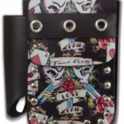 Bewild Tattoo Art Cigarette Pouch With Lighter Holder (For Regulars & 100's) Cigarette Cases
