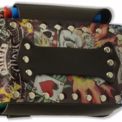Bewild Tattoo Art Cigarette Pouch With Lighter Holder (For Regulars & 100's) Cigarette Cases