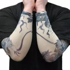 Bewild Tattoo Sleeves - Dragon Of China Temporary Tattoo Sleeves (Pair)