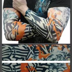 Bewild Tattoo Sleeves - Inferno Tribal Temporary Tattoo Sleeves (Pair)