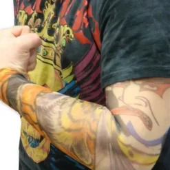 Bewild Illusion Tattoos Tattoo Sleeves - Japanese Tiger & Kabuki Taunt Tattoo Sleeves (Pair)