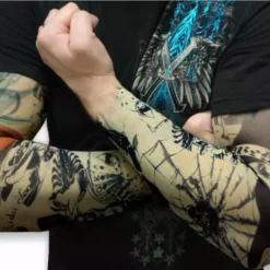 Bewild Tattoo Sleeves - Prison Ink Temporary Tattoo Sleeves (Pair)