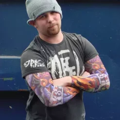 Bewild Tattoo Sleeves - Psycho Slip On Tattoo Sleeves (Pair) Illusion Tattoos