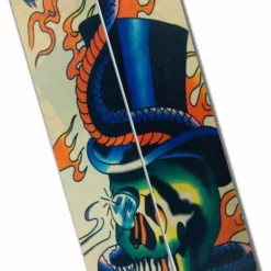 Bewild Tattoo Sleeves - Top Hat Skeleton Temporary Tattoo Sleeves (Pair) Illusion Tattoos