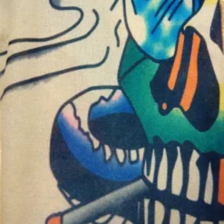 Bewild Tattoo Sleeves - Top Hat Skeleton Temporary Tattoo Sleeves (Pair) Illusion Tattoos