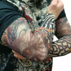Bewild Tattoo Sleeves - Tribal Biker Tattoo Sleeve (Pair) Illusion Tattoos