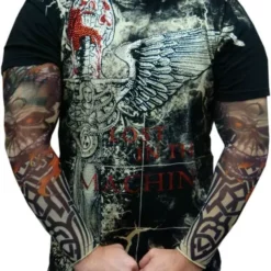 Bewild Tattoo Sleeves - Tribal Biker Tattoo Sleeve (Pair) Illusion Tattoos