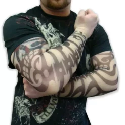 Bewild Illusion Tattoos Tattoo Sleeves - Tribal Skeleton Tattoo Sleeves (Pair)