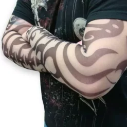 Bewild Illusion Tattoos Tattoo Sleeves - Tribal Skeleton Tattoo Sleeves (Pair)