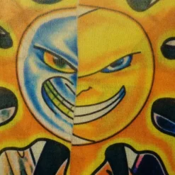 Bewild Illusion Tattoos Tattoo Sleeves - Two Faced Sun Temporary Tattoo Sleeves (Pair)