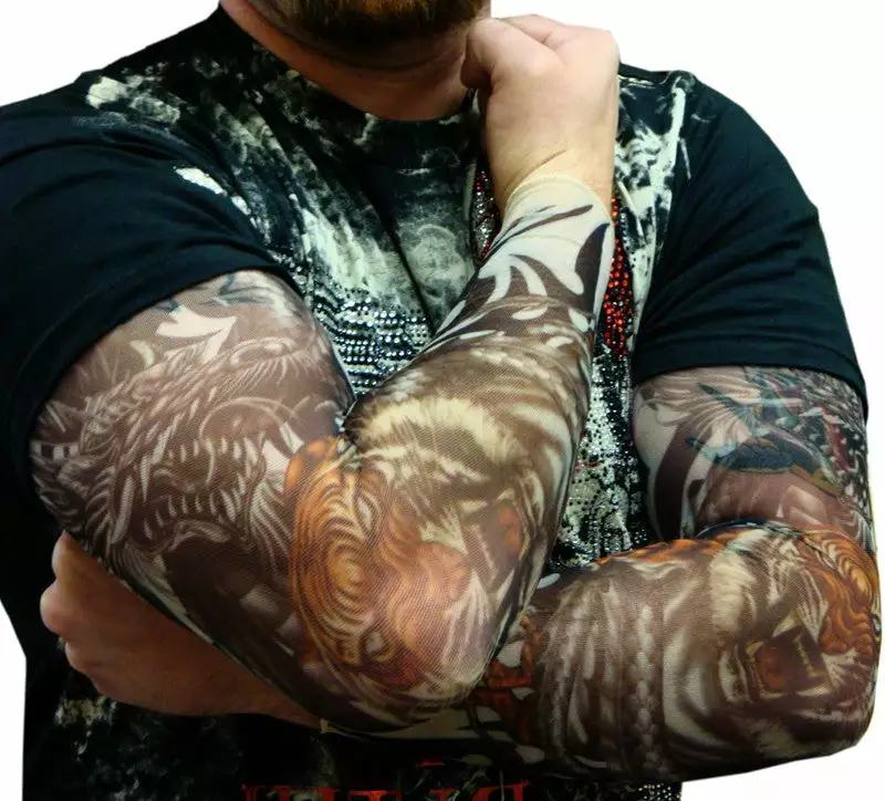 Bewild Tattoo Sleeves - Vicious Tigers And Dragon Tattoo Sleeves (Pair) Illusion Tattoos 3 Bewild Tattoo Sleeves - Vicious Tigers And Dragon Tattoo Sleeves (Pair) Illusion Tattoos