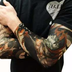 Bewild Illusion Tattoos Tattoo Sleeves - Vicious Wolf Fake Tattoo Sleeves (Pair)