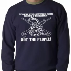 Bewild Say It Loud The Constitution Limits The Government Not People Adult Crewneck