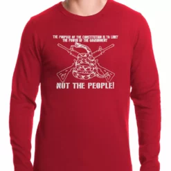 Bewild The Constitution Limits The Government Not People Thermal Shirt Say It Loud