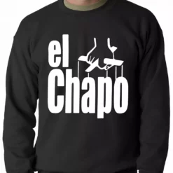 Bewild The God Father Inspired El Chapo Adult Crewneck