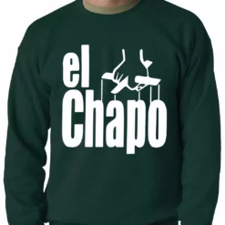 Bewild The God Father Inspired El Chapo Adult Crewneck