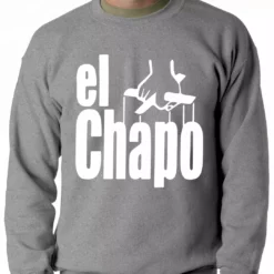 Bewild The God Father Inspired El Chapo Adult Crewneck