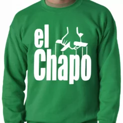 Bewild The God Father Inspired El Chapo Adult Crewneck