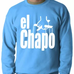 Bewild The God Father Inspired El Chapo Adult Crewneck
