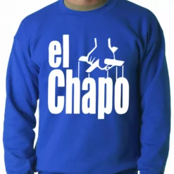 Bewild The God Father Inspired El Chapo Adult Crewneck
