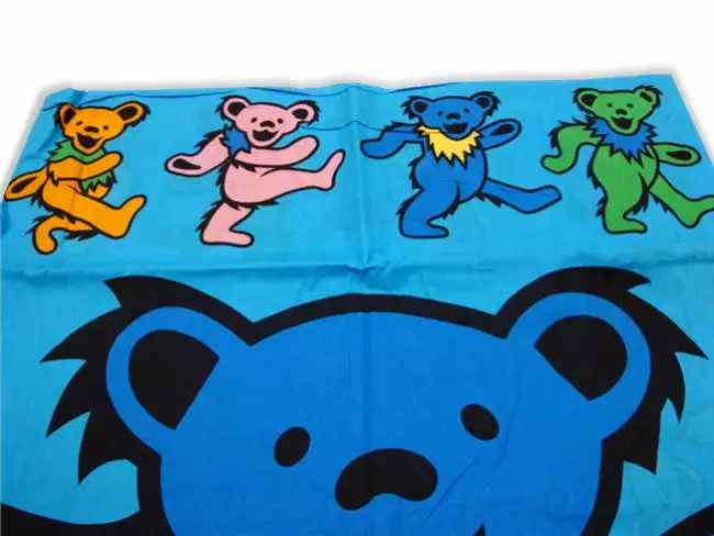 Bewild Tapestries The Grateful Dead "Youtchi Bear" Dancing Bear Tapestry 8 Bewild Tapestries The Grateful Dead "Youtchi Bear" Dancing Bear Tapestry