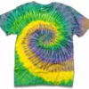 Bewild The "Mardi Gras" Tie Dye Mens T-Shirt Tie Dye Tops