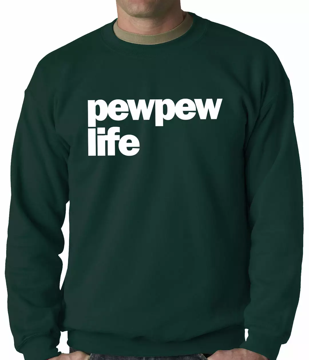 Bewild The Pew Pew Life Adult Crewneck 6 Bewild The Pew Pew Life Adult Crewneck