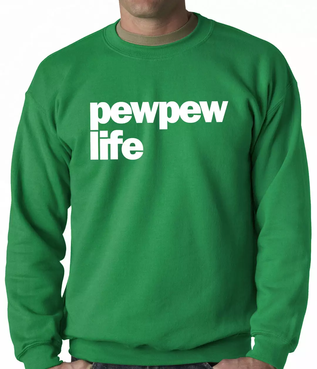 Bewild The Pew Pew Life Adult Crewneck 7 Bewild The Pew Pew Life Adult Crewneck