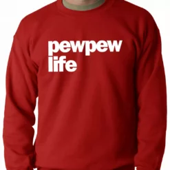 Bewild The Pew Pew Life Adult Crewneck 16 Bewild The Pew Pew Life Adult Crewneck