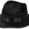 Bewild Buckets & Fedoras The Pop Star Dance Costume Black Fedora Hat
