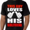 Bewild This Guy Loves His Girlfriend Cartoon Hands Men's T-Shirt