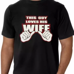 Bewild This Guy Loves His Wife Men's T-Shirt Men's T-Shirts