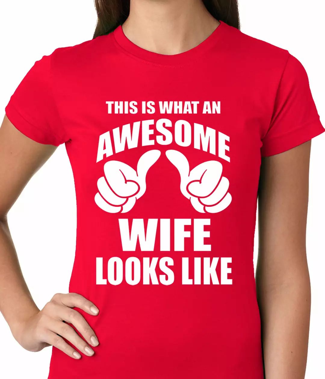 Bewild Women's T-Shirts This Is What An Awesome Wife Looks Like Ladies T-shirt 9 Bewild Women's T-Shirts This Is What An Awesome Wife Looks Like Ladies T-shirt