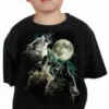 Bewild Three Wolf Moon Kids T-Shirt