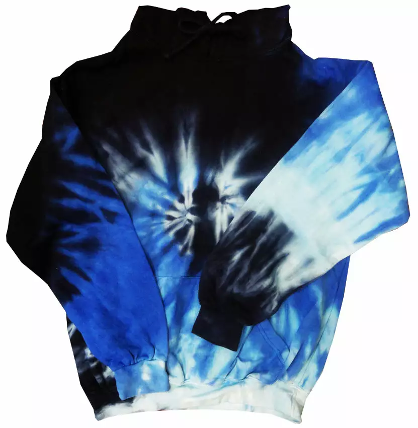 Bewild Tie Dye Hoodie - "Blue Ocean" Tie Dye Hoodie 5 Bewild Tie Dye Hoodie - "Blue Ocean" Tie Dye Hoodie