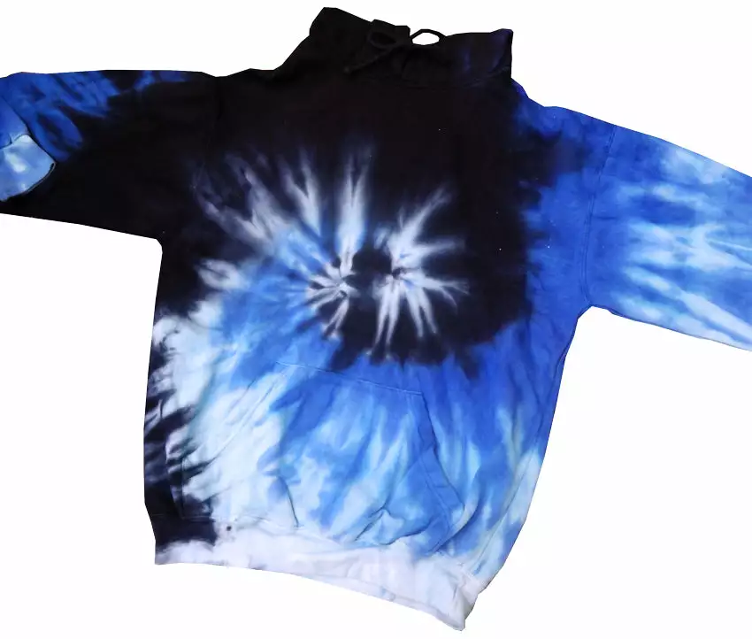 Bewild Tie Dye Hoodie - "Blue Ocean" Tie Dye Hoodie 6 Bewild Tie Dye Hoodie - "Blue Ocean" Tie Dye Hoodie